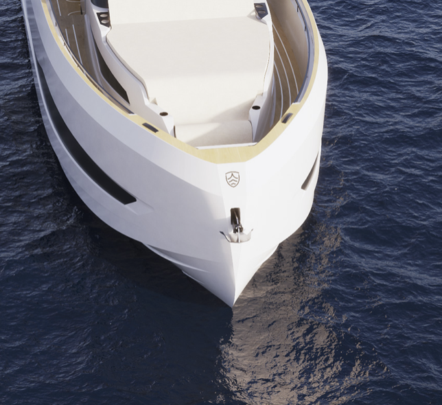 Aerodynamic bow. Design that defies conventions.