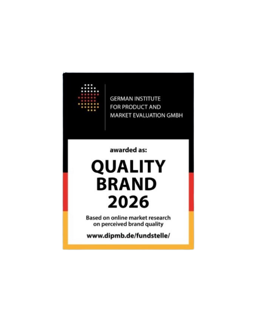 Quality Brand 2026 – German Institute for Product and Market Evaluation